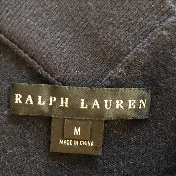Ralph Lauren Cashmere V-back sweater M - Picture 5 of 6